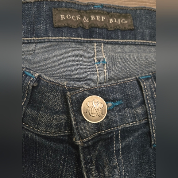 Womens Rock & Republic Flare Jeans - Picture 3 of 4